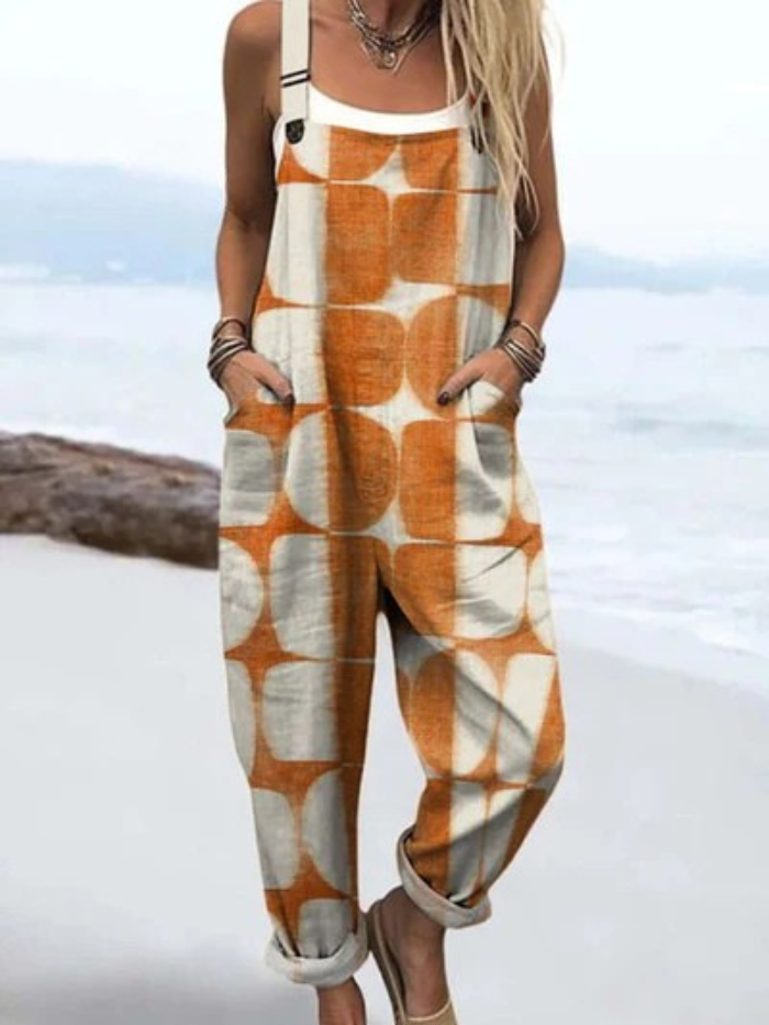Solea - Leichte Vintage-Jumpsuit