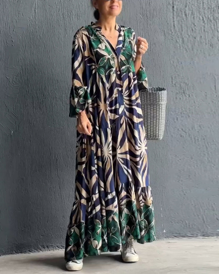 ANNA - Lockeres Kleid mit Aufdruck