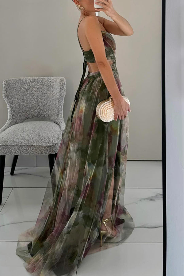 Giselle - Zauberhaftes Maxikleid mit Floralprint