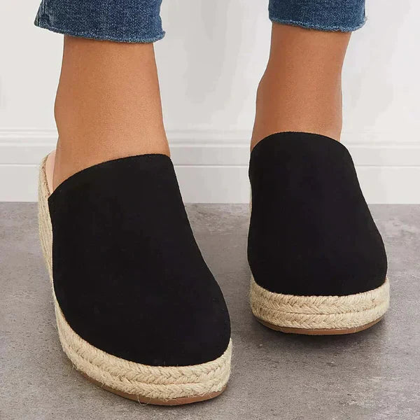 Marga - Elegante Sandalen mit geflochtenem Keilabsatz
