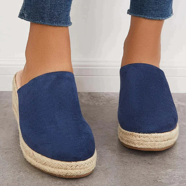Marga - Elegante Sandalen mit geflochtenem Keilabsatz
