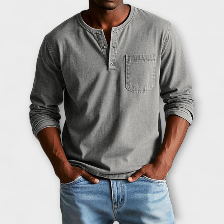 Fabian - Vintage Langarmhemd