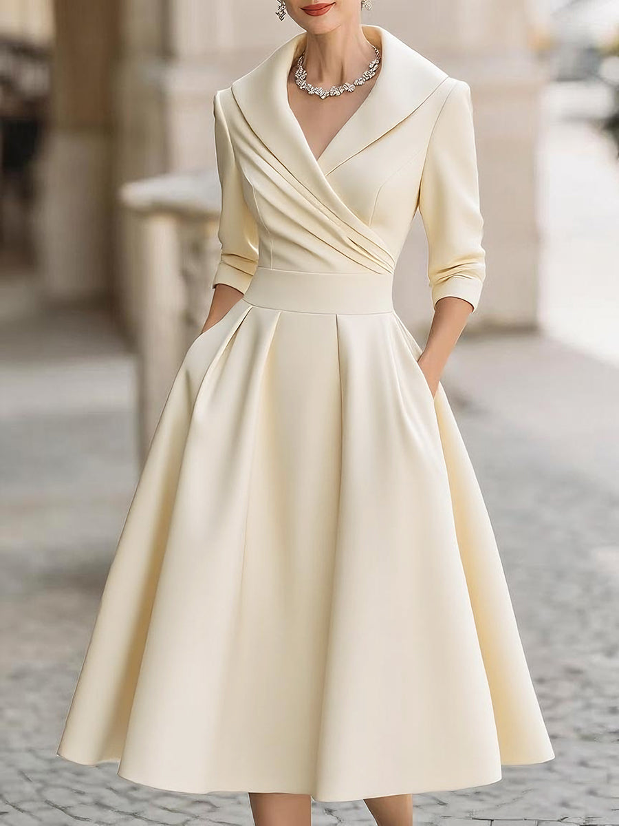 KLAUDYNA - ELEGANTE MIDI-KLEID