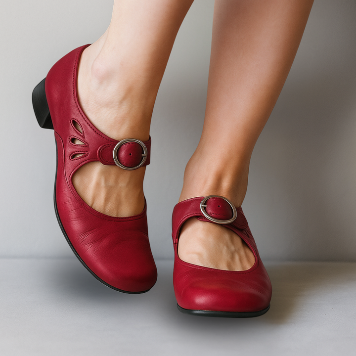 Elise - Orthopädische Ledersandalen mit bequemer Sohle