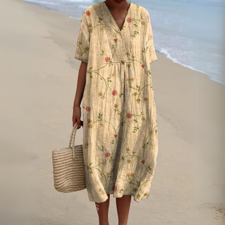 Audrey - Elegantes Blumen Kleid