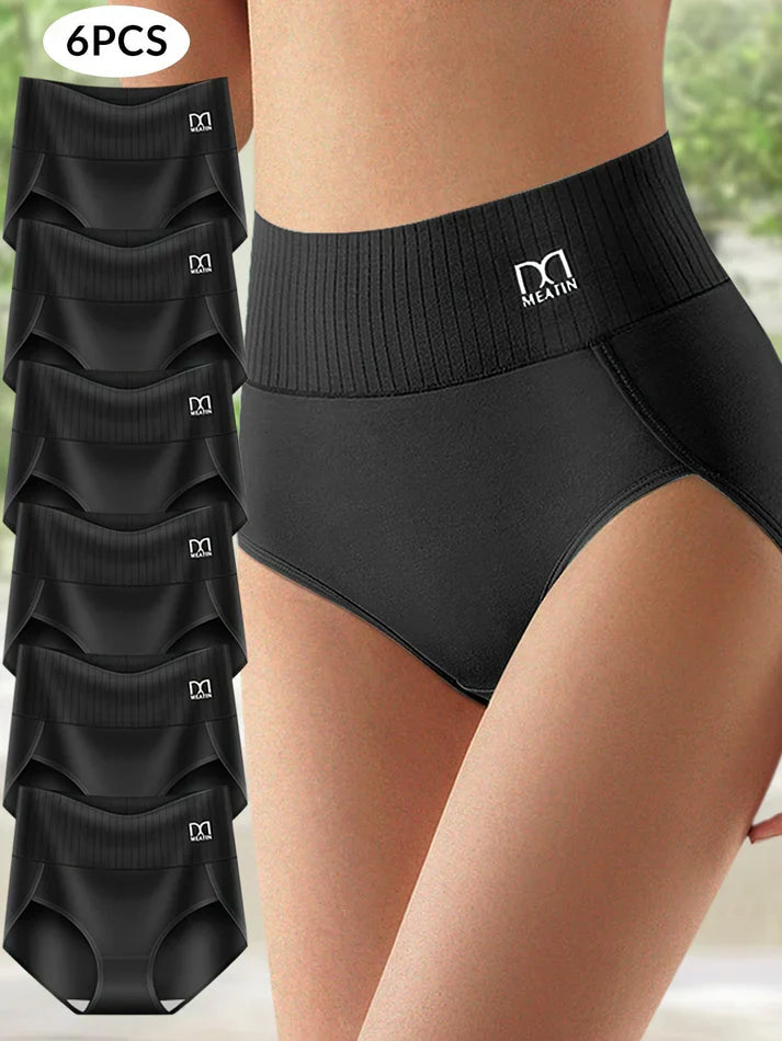 Cynthia - Hohe Taille Shaping Slips für den Bauch (6er-Pack)