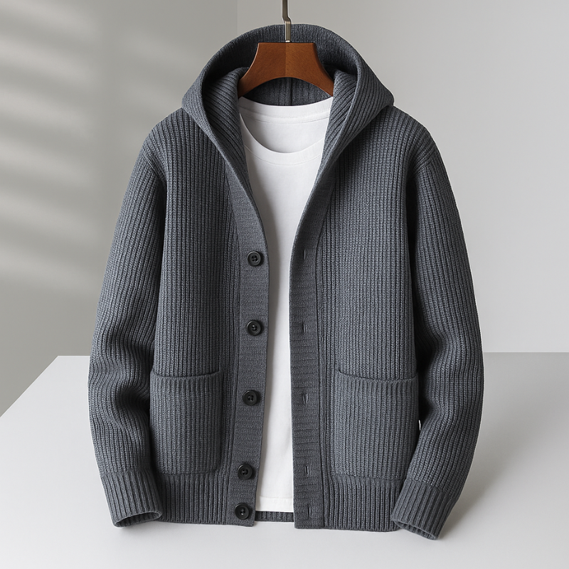 LEONARD - HERREN CARDIGAN AUS WOLLE
