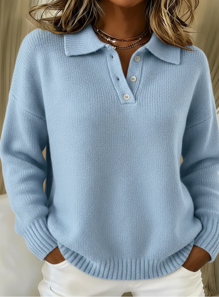 Olivia - Strick-Polo-Sweater