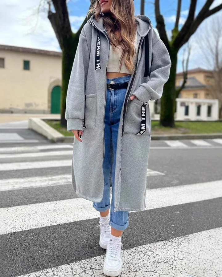 Marina - Langer Kapuzenpullover