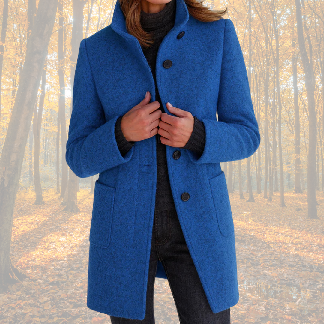 Marzena - Klassischer Wintermantel mit Knöpfen