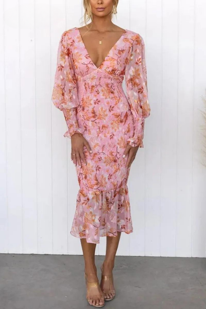 MEGAN - MIDIKLEID MIT BLUMENDRUCK