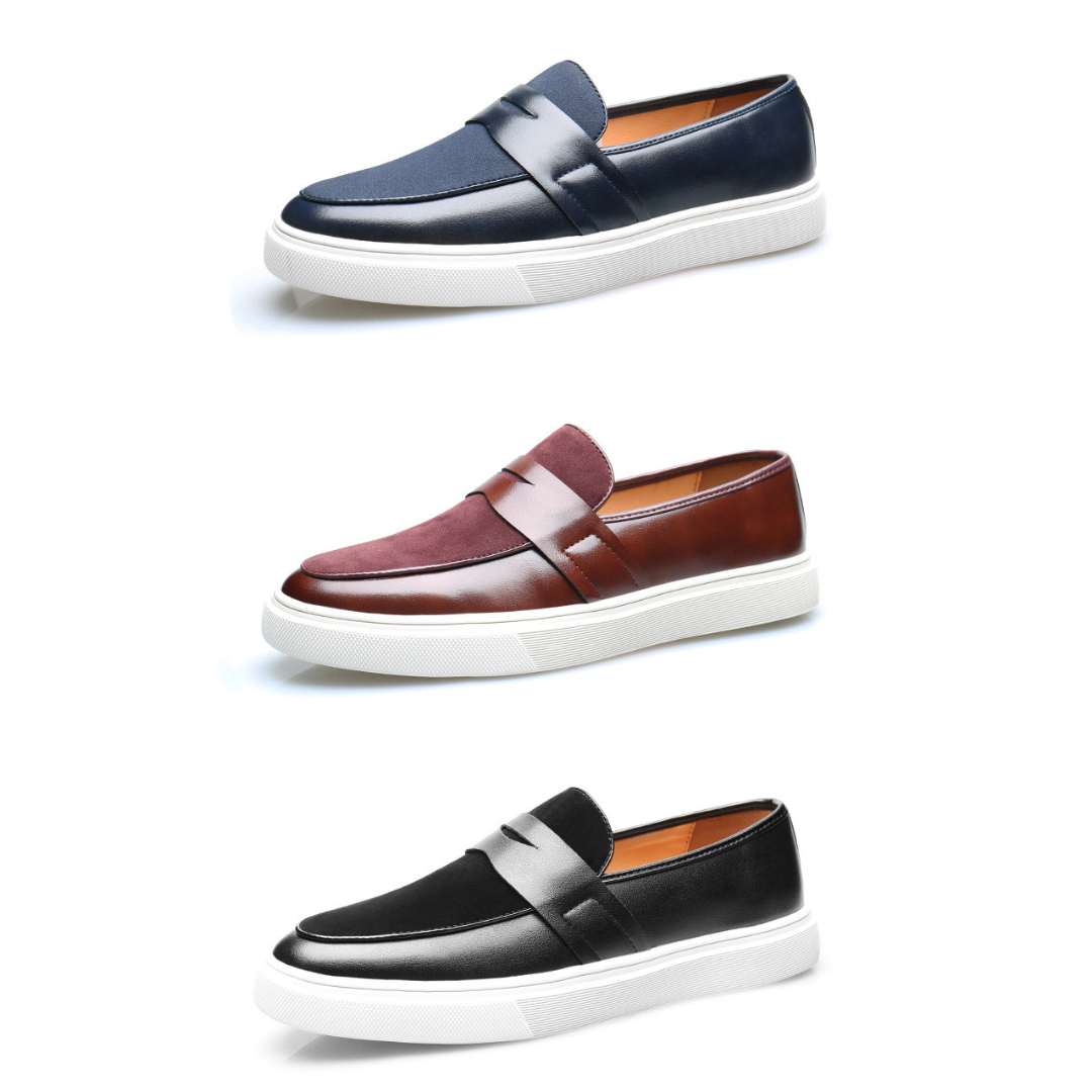 Simon - Elegante Mokassins aus modernem Leder