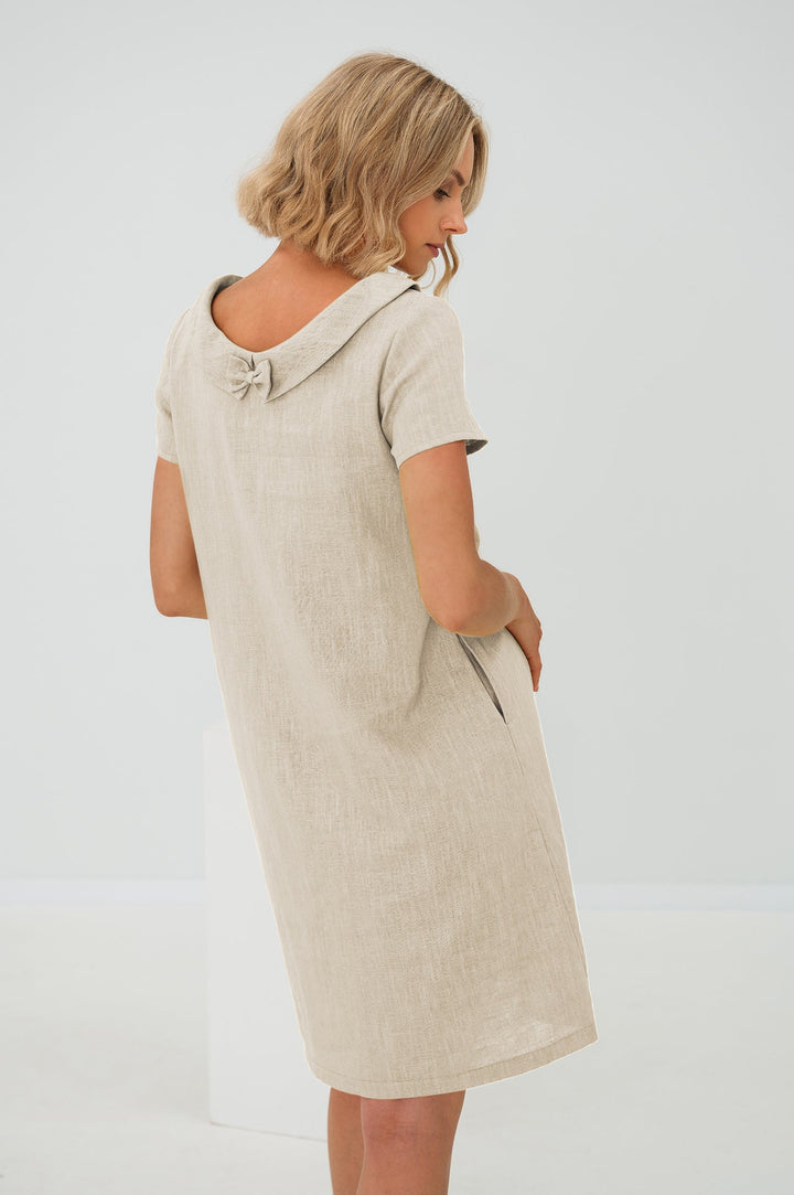ANIKA - Schlichtes Leinenkleid