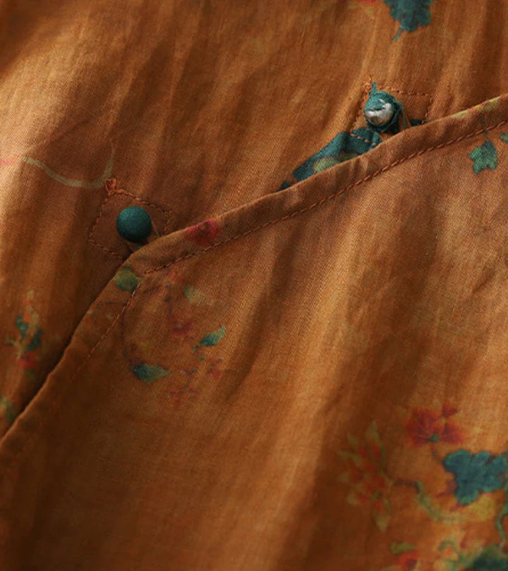 MARA - Vintage Bestickte Bluse