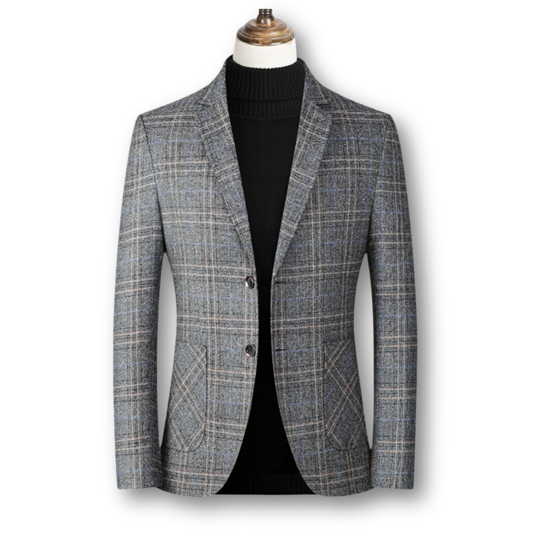 Damian - Eleganter Blazer aus Schottischem Stoff