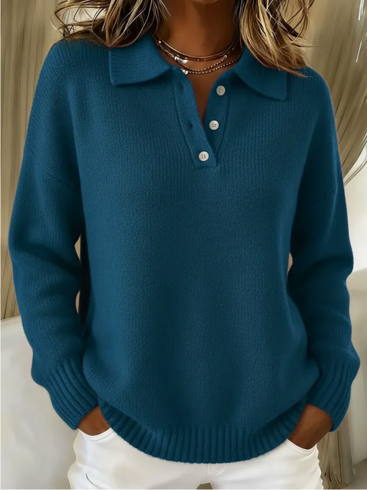 Olivia - Strick-Polo-Sweater