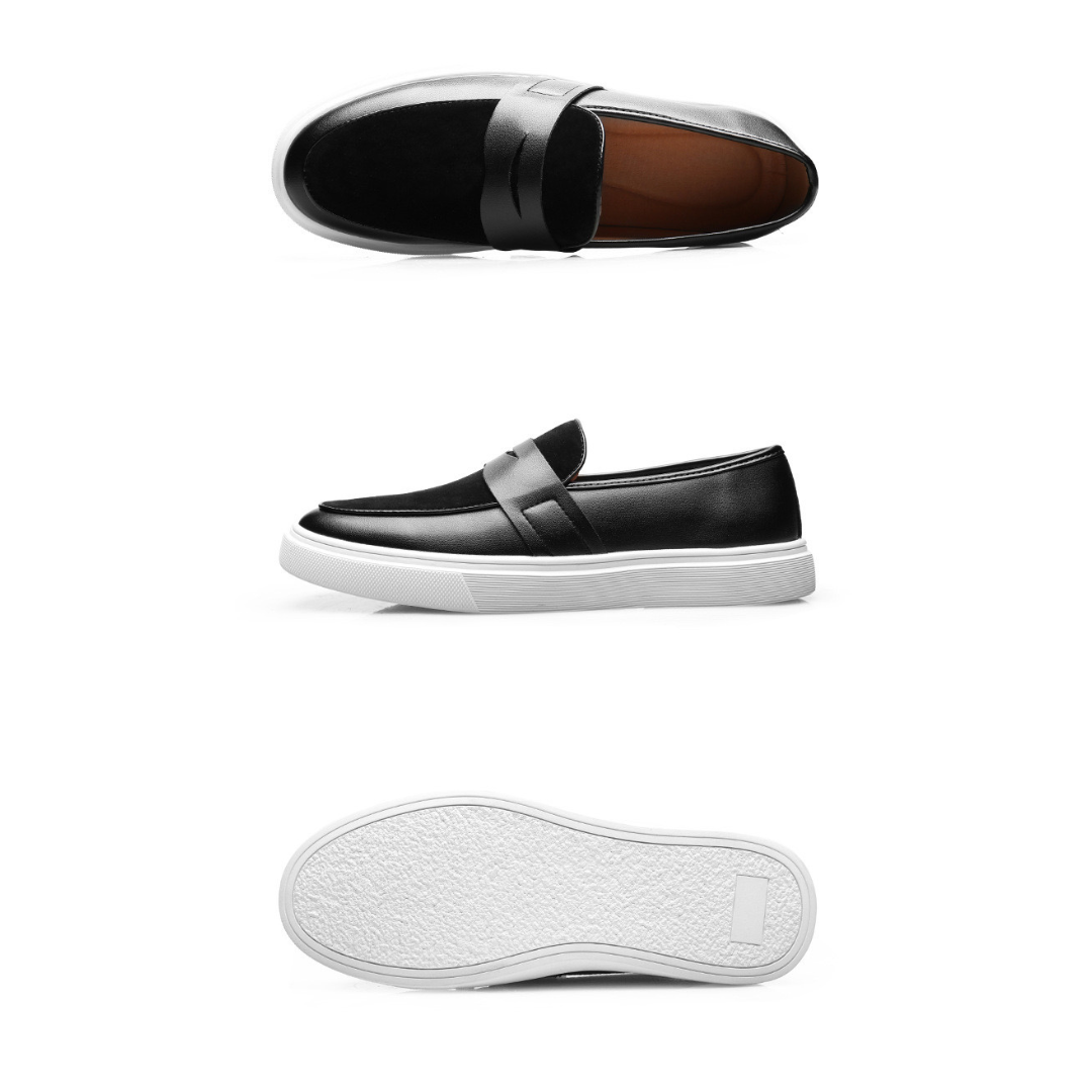 Simon - Elegante Mokassins aus modernem Leder