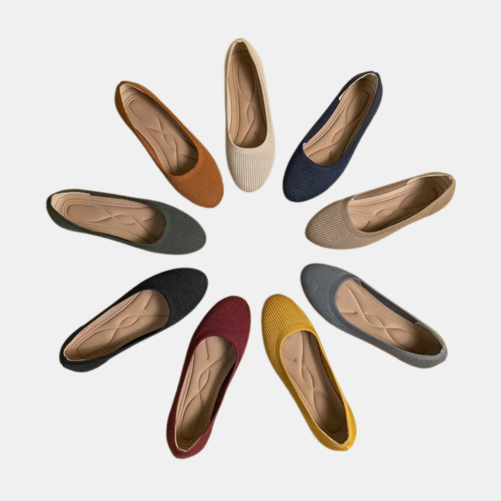 Edith™ | Elegante atmungsaktive Slipper Ballerinaschuhe