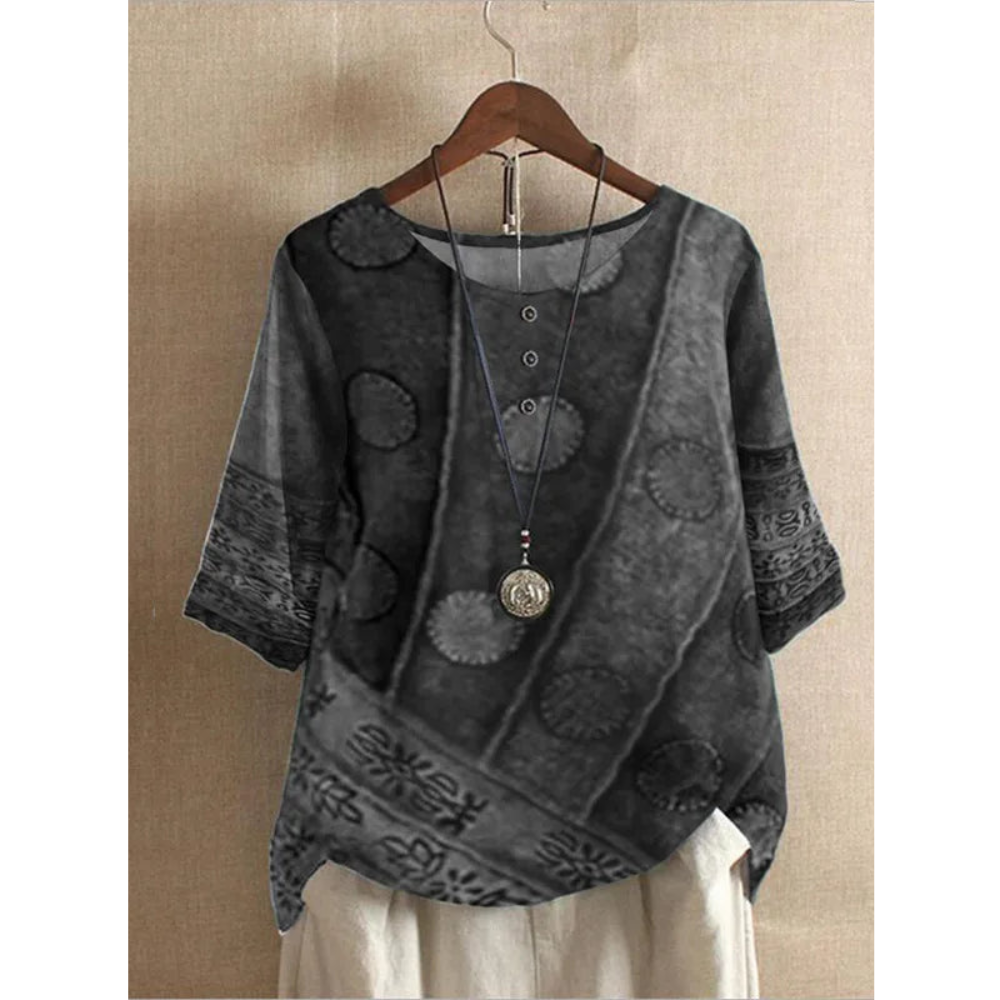 Greta - Top Bohemien Colorato
