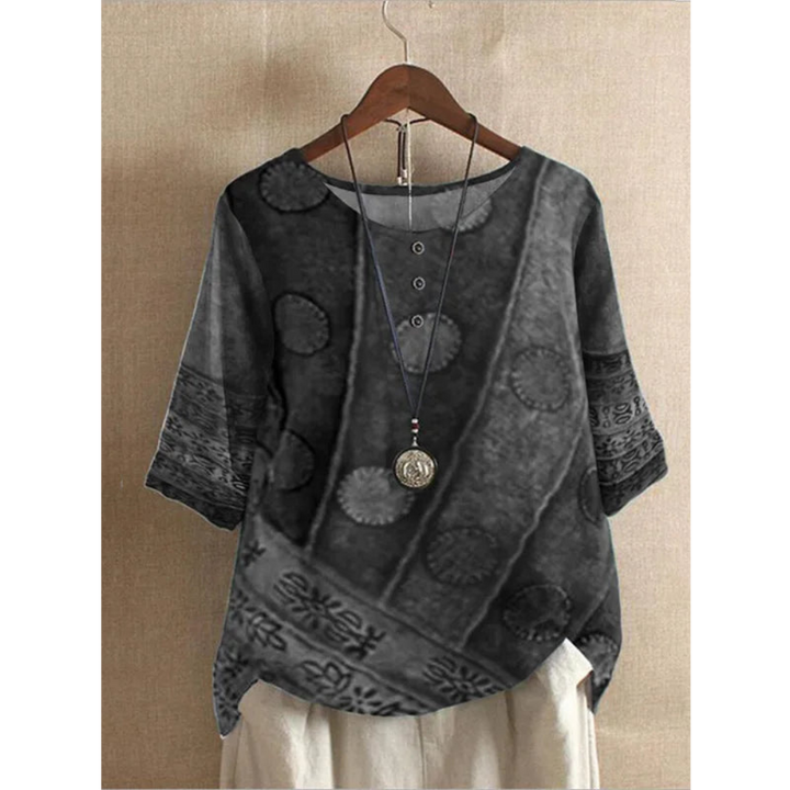 Greta - Top Bohemien Colorato