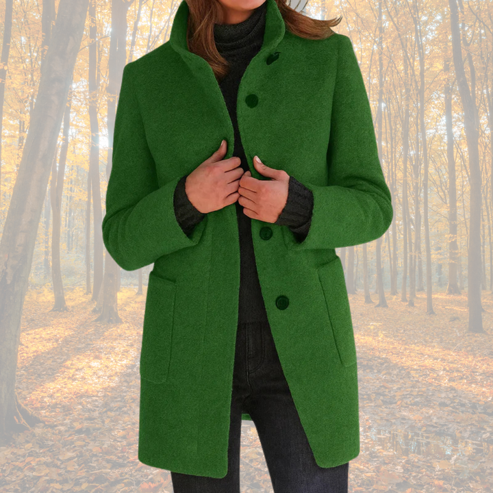 Marzena - Klassischer Wintermantel mit Knöpfen