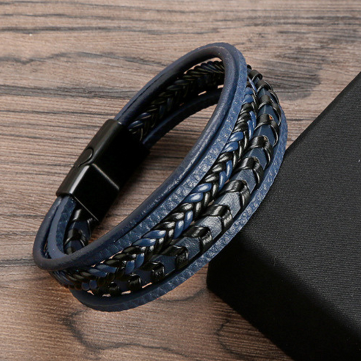 RAGNAR BAND - Geflochtenes Leder-Viking-Armband