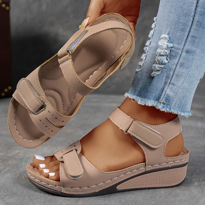 Vera - Orthopädische Sandalen mit Keilabsatz