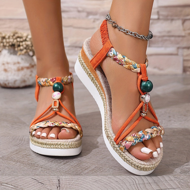 Rita - Bequeme Sandalen mit Keilabsatz