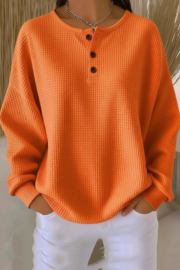 Carly - Strickjacke mit Waffel-Muster