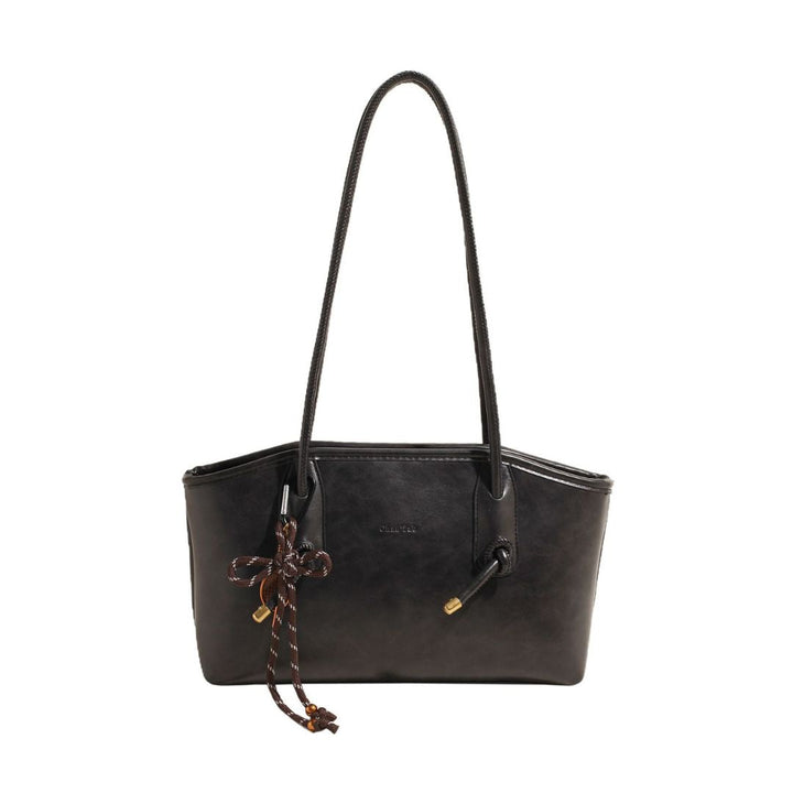 ISABELLA - Moderne Lederhandtasche mit goldenen Details
