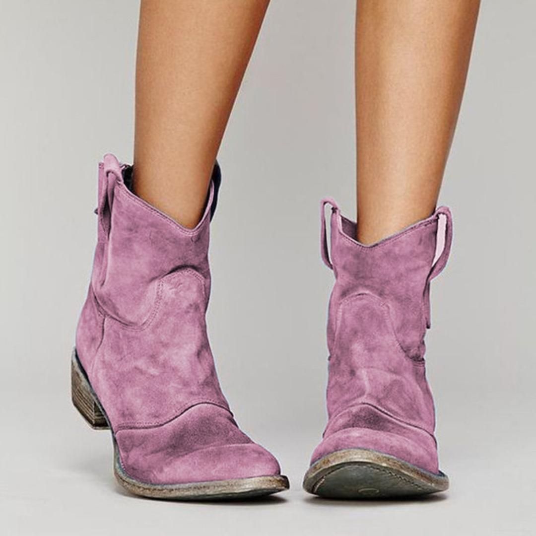 Carlotta – Leder-Stiefeletten