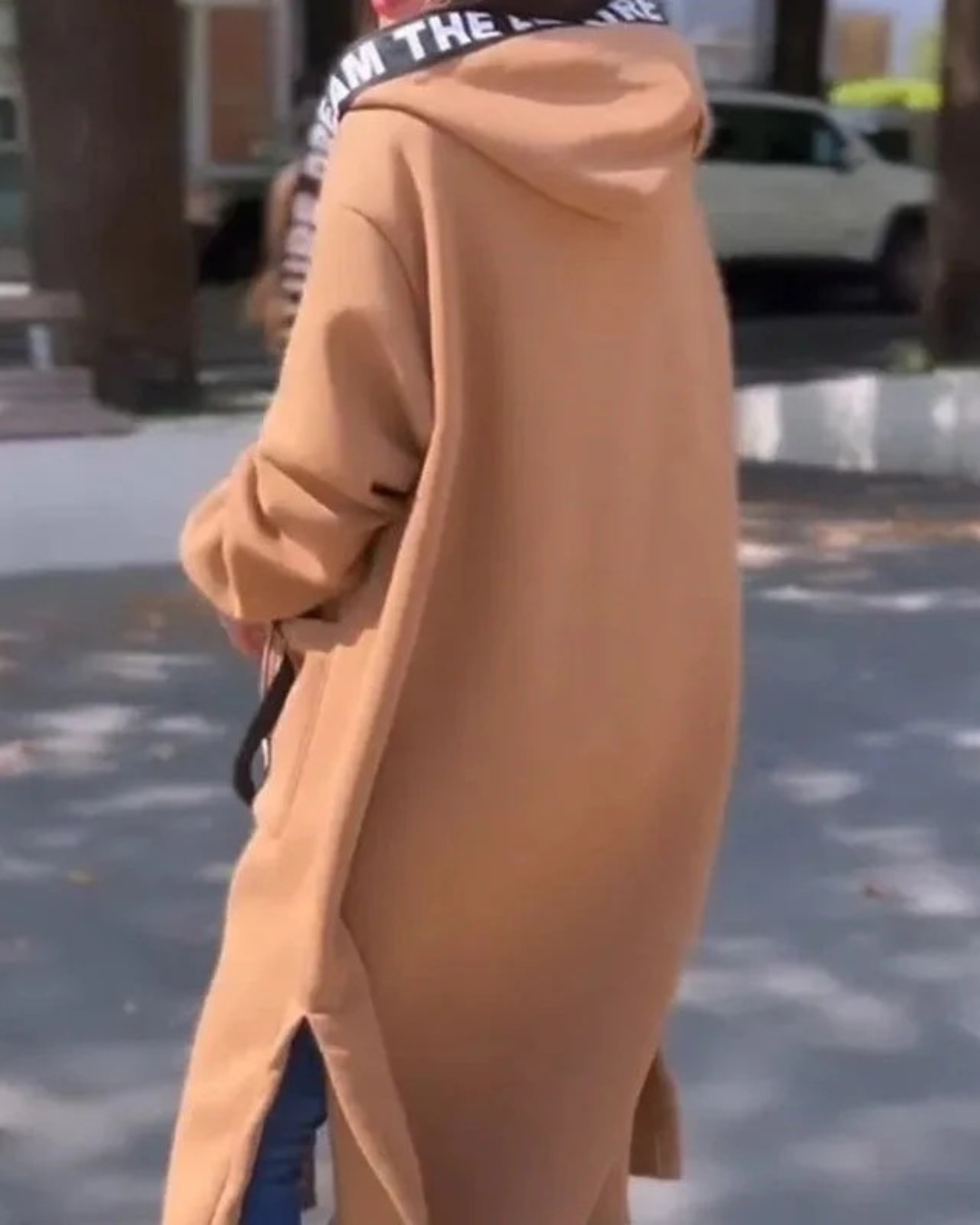 Marina - Langer Kapuzenpullover