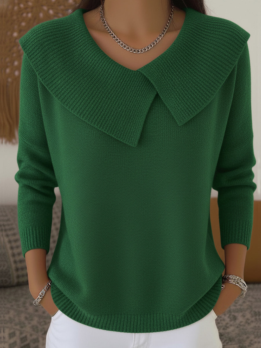Lucia - Warmer Pullover mit weichem Kragen