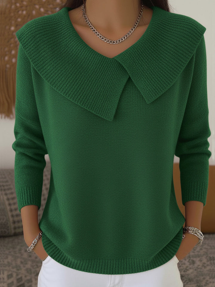Lucia - Warmer Pullover mit weichem Kragen