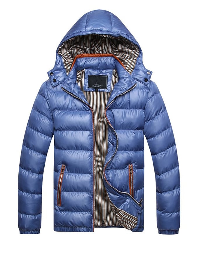 DAMIAN - JACKEN MIT KAPUZE UND FÜLLUNG