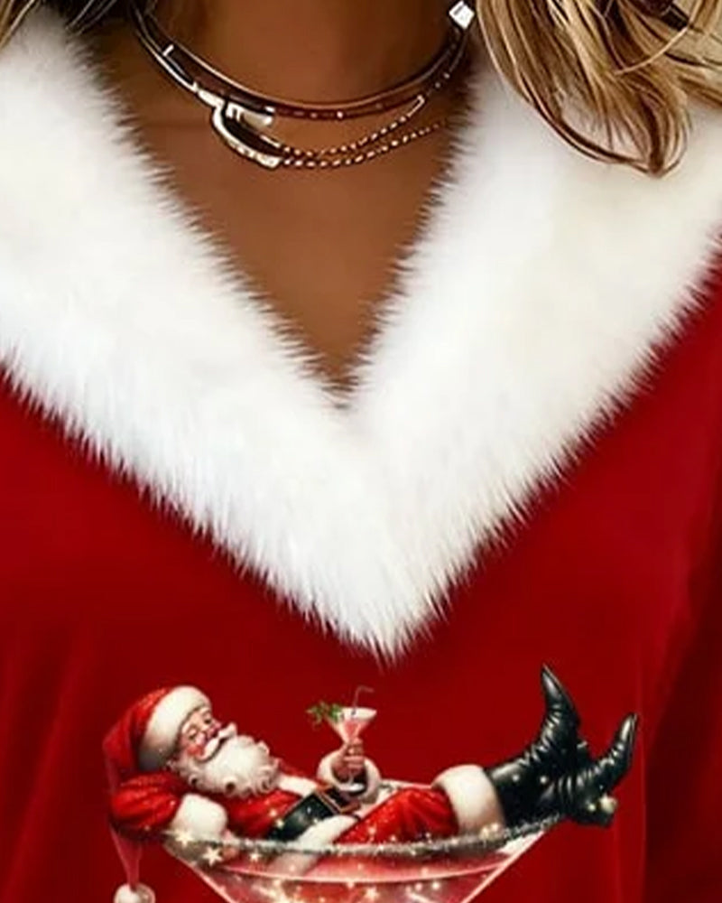 🎅✨ Melanie - Weihnachtsbluse mit Eleganz, Wärme und einem Hauch von festlichem Charme!