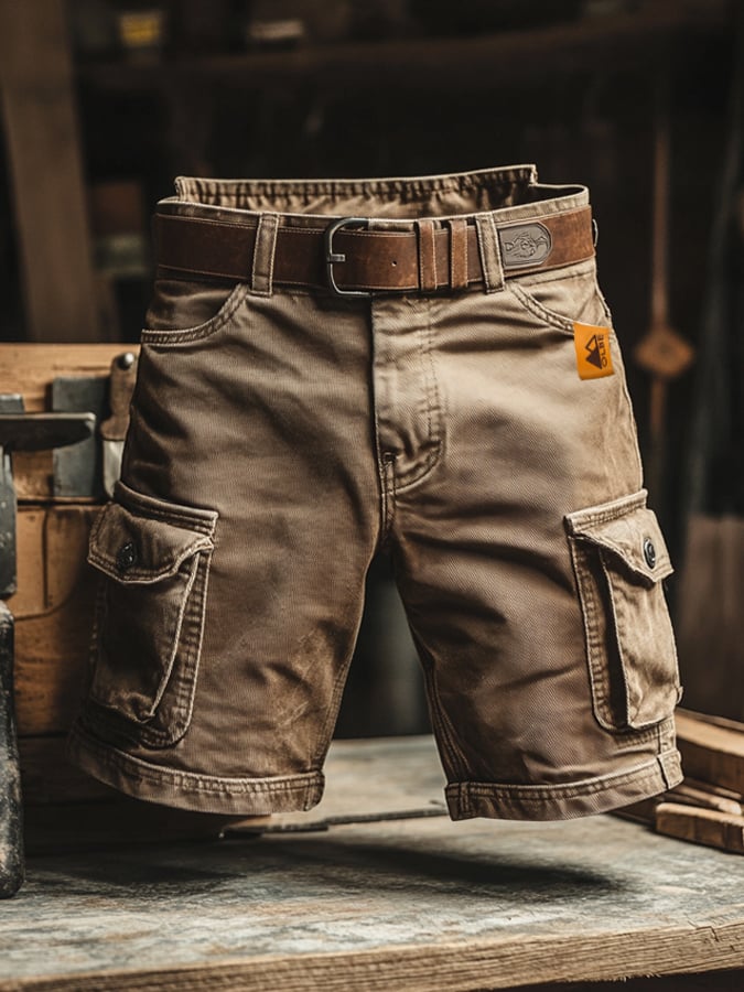 PETER - Retro Outdoor Multi-Use Cargo-Hosen aus Ripstop für Männer