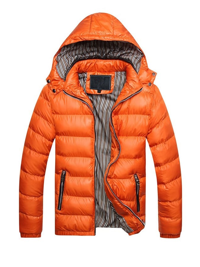 DAMIAN - JACKEN MIT KAPUZE UND FÜLLUNG