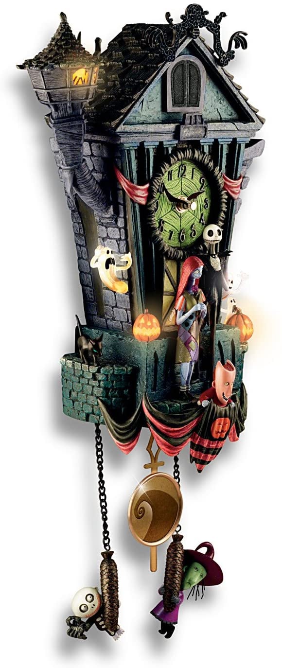 HallowClock - Wanduhr für Halloween, Albtraum vor Weihnachten