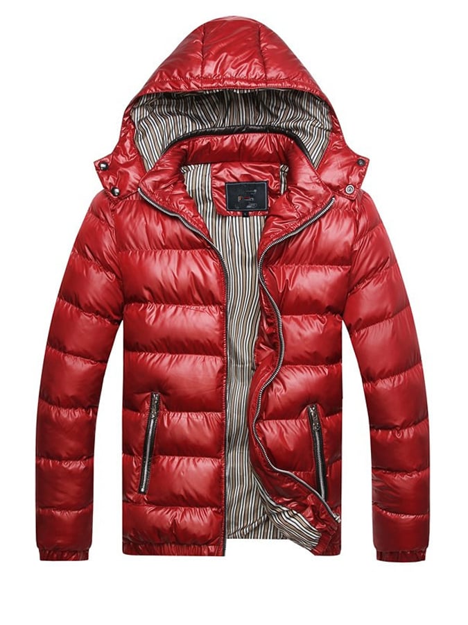 DAMIAN - JACKEN MIT KAPUZE UND FÜLLUNG