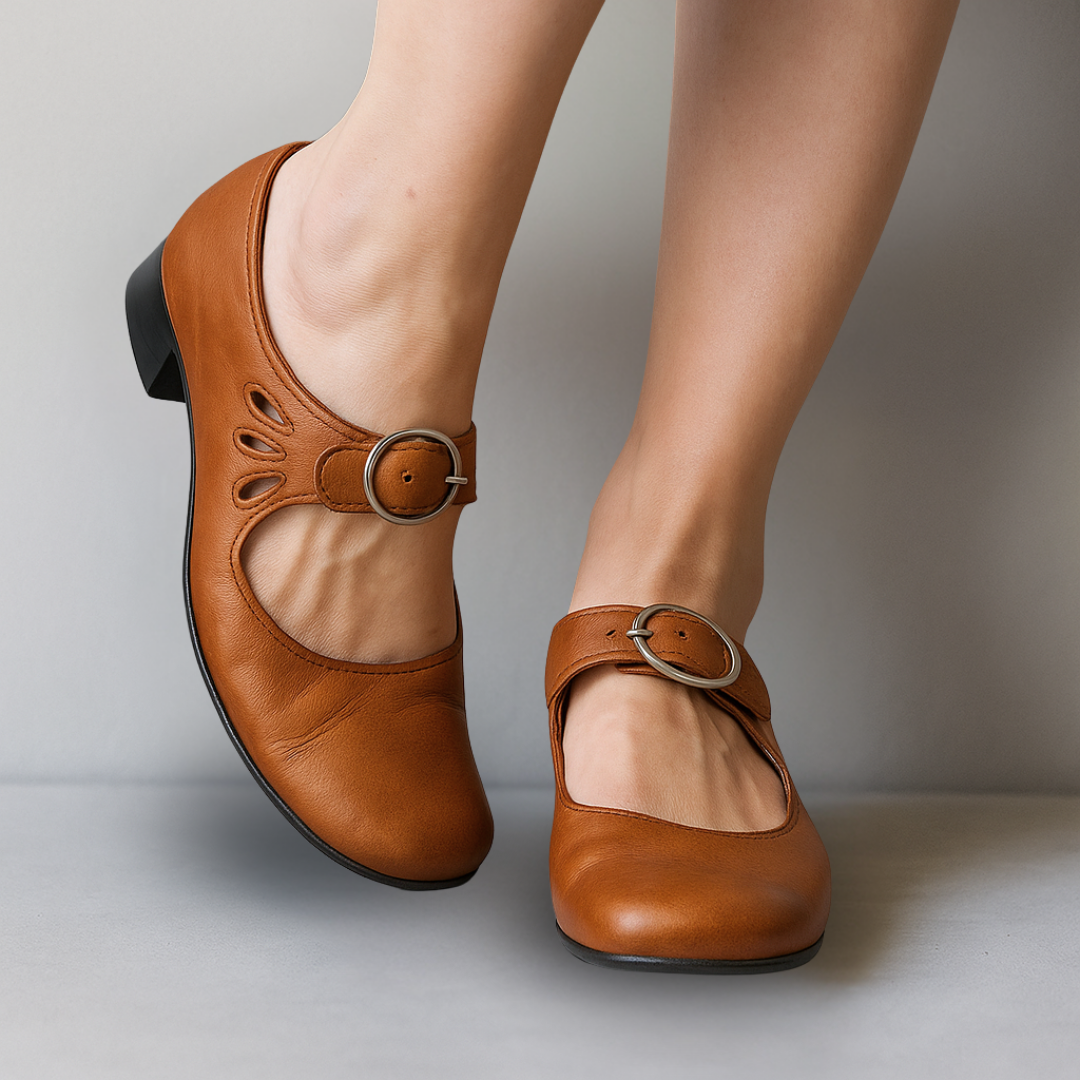 Elise - Orthopädische Ledersandalen mit bequemer Sohle