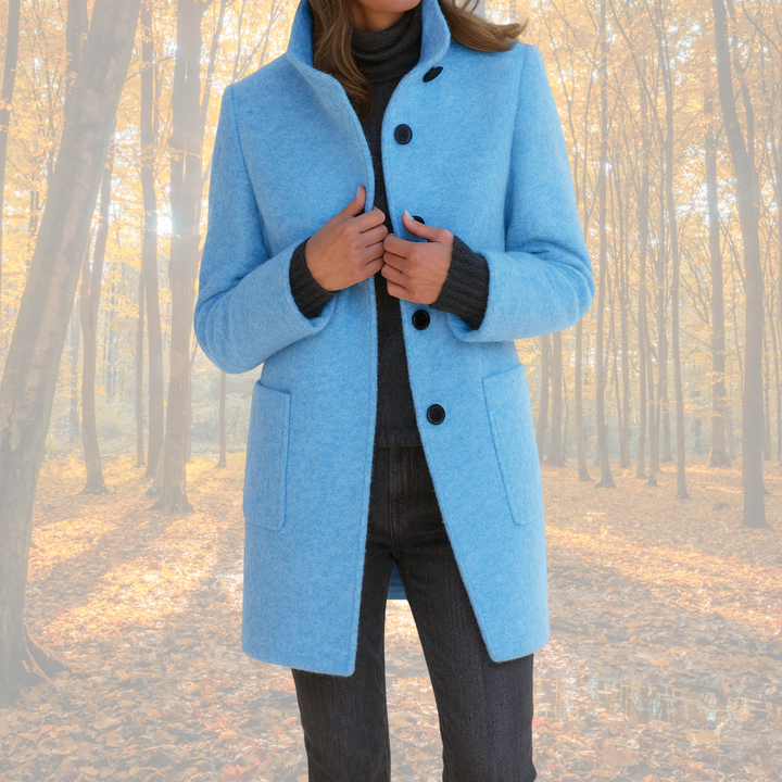 Marzena - Klassischer Wintermantel mit Knöpfen