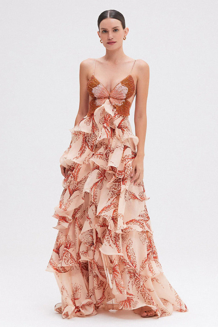 Nahia - Kleid mit Rüschen