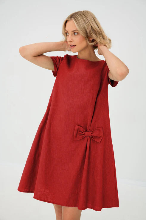 CELINA - Leinenkleid
