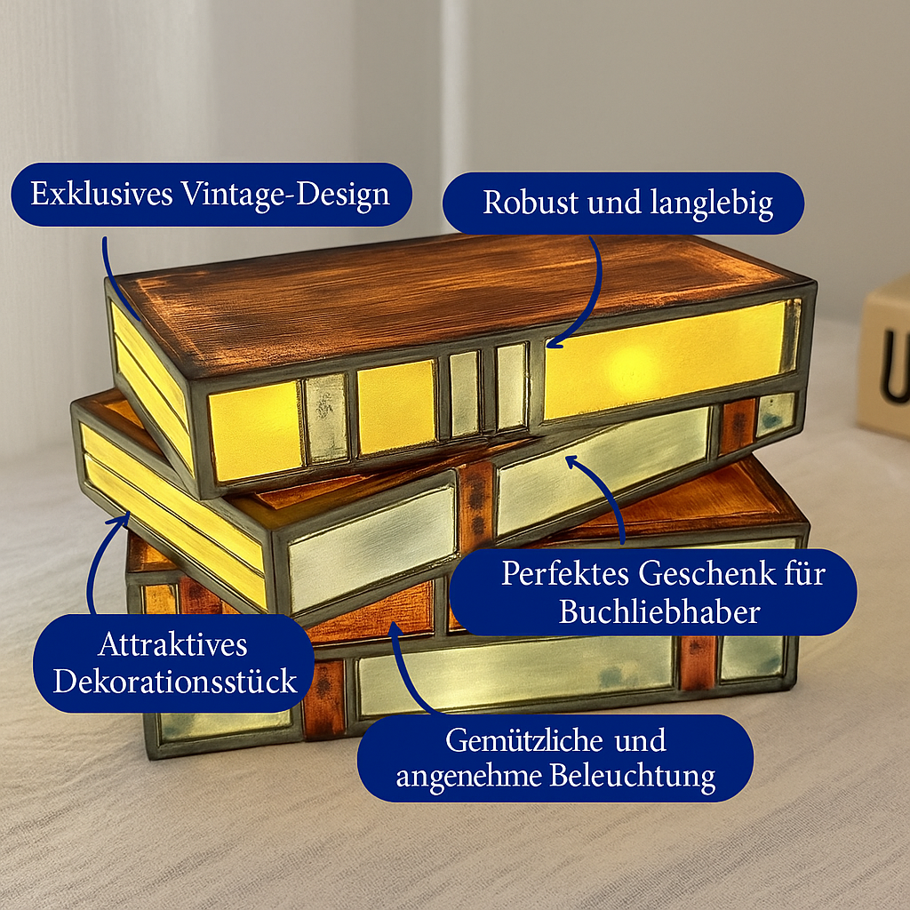 Bücherlampe – Beleuchtung und Kreativität in Harmonie