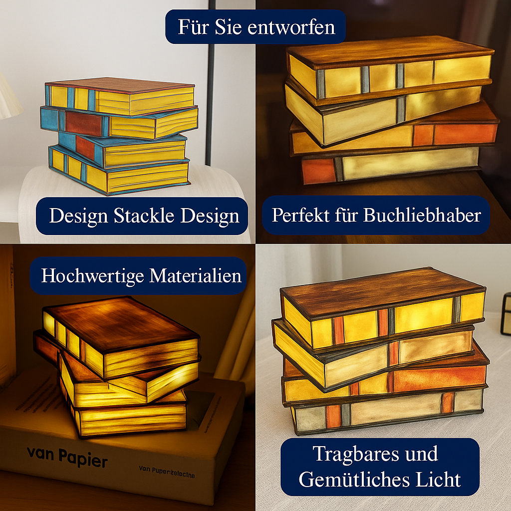 Bücherlampe – Beleuchtung und Kreativität in Harmonie