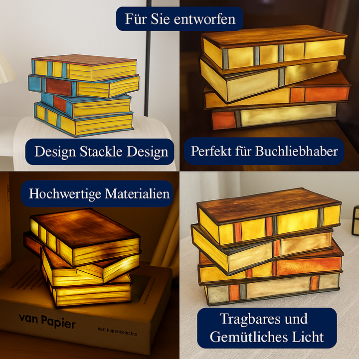 Bücherlampe – Beleuchtung und Kreativität in Harmonie