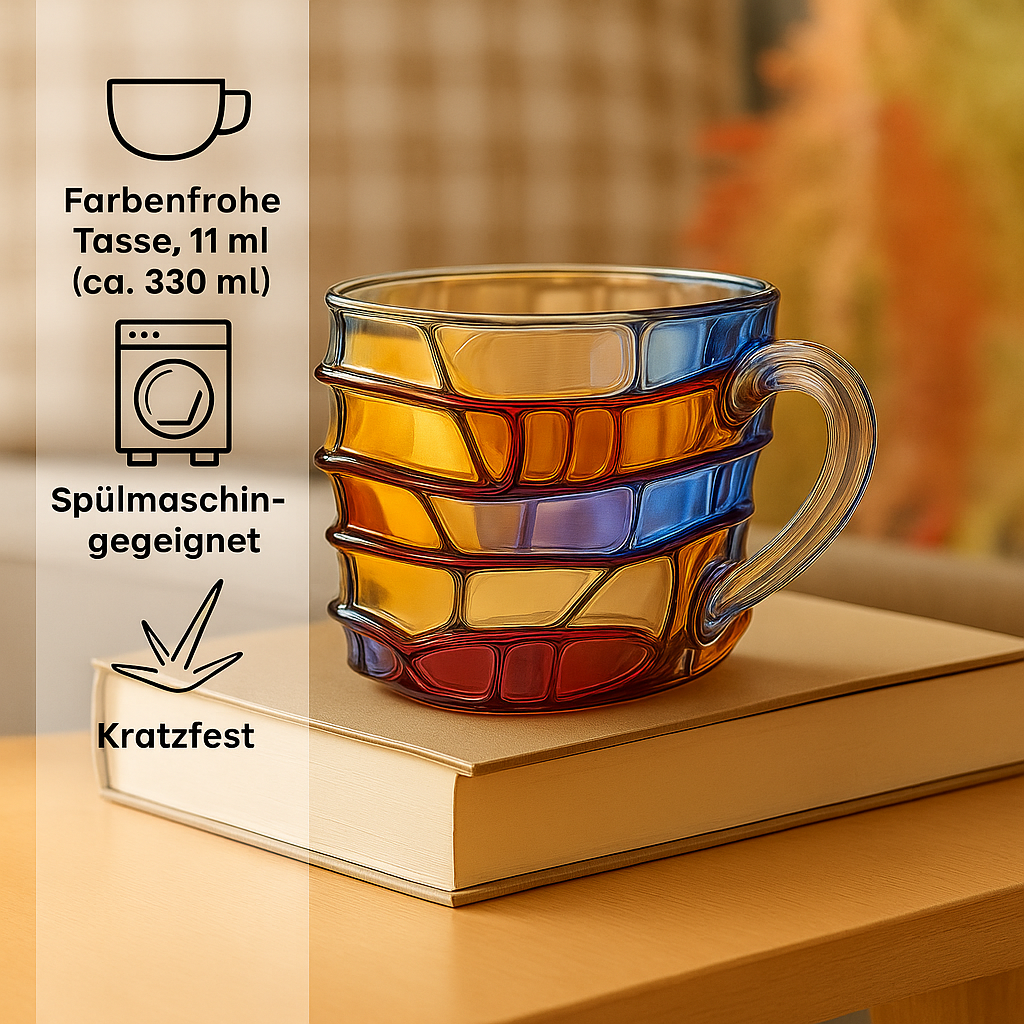 3D-Tasse der Lesefreude – Handgemacht