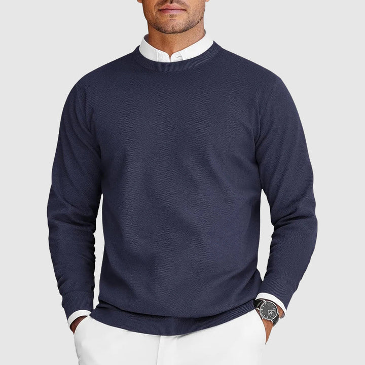VALENTIN - HERREN RUNDHALSAUSSCHNITT PULLOVER