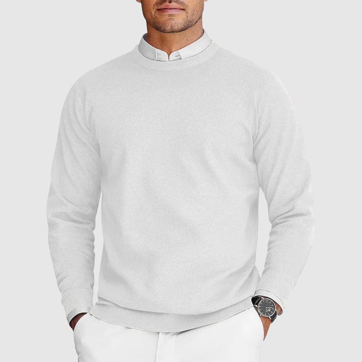 VALENTIN - HERREN RUNDHALSAUSSCHNITT PULLOVER